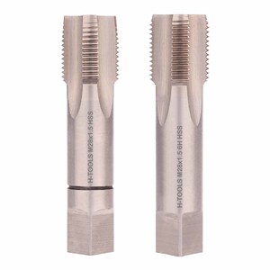 Комплект метчиков М28х1.5 (2 шт) DIN2181 HSS-G 6h 90мм a=16 H-Tools