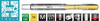 Метчик машинный М 4х0.7  DIN371 HSSE-TiN 6g B/4-5P 63мм a=3.4 H-Tools
