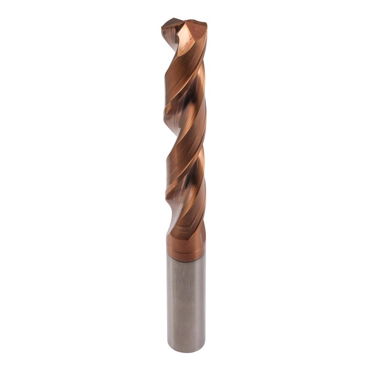 Сверло по металлу твердосплавное ц/х ø12.4x75/125мм VHM TiSiN h8 140° H-Tools